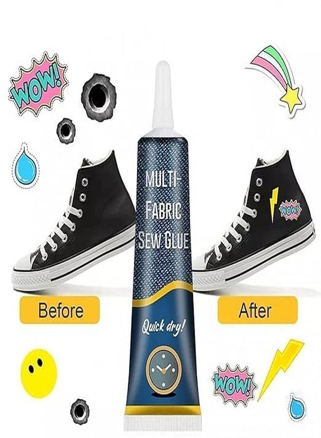 Daesyn Deal Quick Dry Fabric Glue - No-Sew Liquid Stitch for Clothes Repair | Ultra-Strong, Waterproof & Permanent Adhesive for Fabric, Denim, Leather & More | Fast Drying & Easy to Use - Image 5